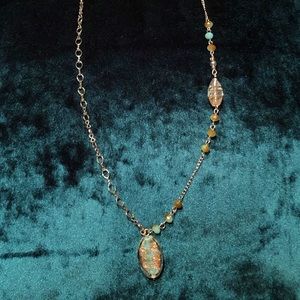 Handmade silver necklace